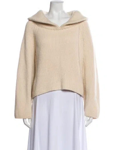 Pre-owned Khaite Cashmere Cowl Neck Sweater In Pink