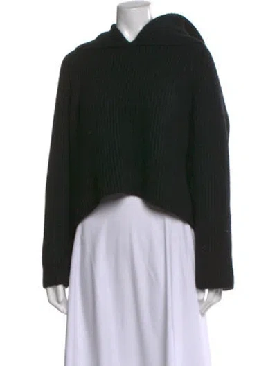 Pre-owned Khaite Cashmere Crew Neck Sweater In Black