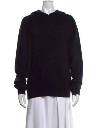 Pre-owned Khaite Cashmere Crew Neck Sweater In Black