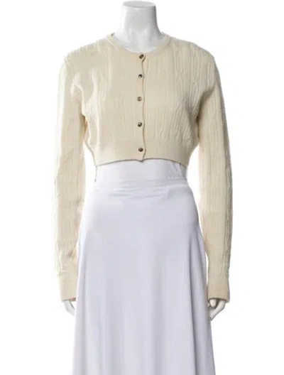 Pre-owned Khaite Cashmere Crew Neck Sweater In Blue