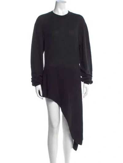 Pre-owned Khaite Cashmere Crew Neck Sweater In Blue