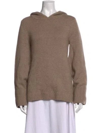 Pre-owned Khaite Cashmere Crew Neck Sweater In Brown/neutrals