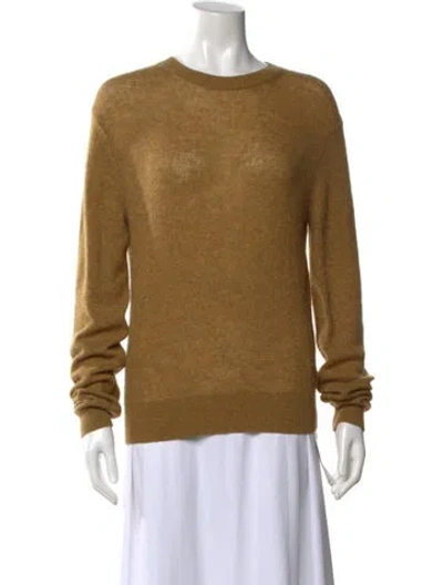 Pre-owned Khaite Cashmere Crew Neck Sweater In Green