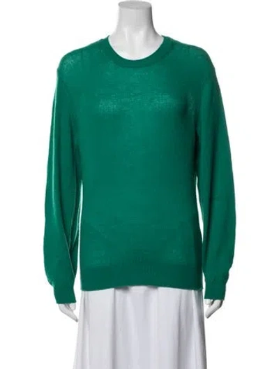 Pre-owned Khaite Cashmere Crew Neck Sweater In Green