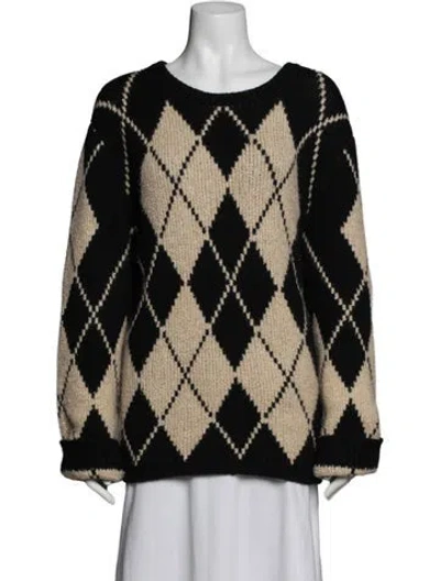 Pre-owned Khaite Cashmere Crew Neck Sweater In Grey