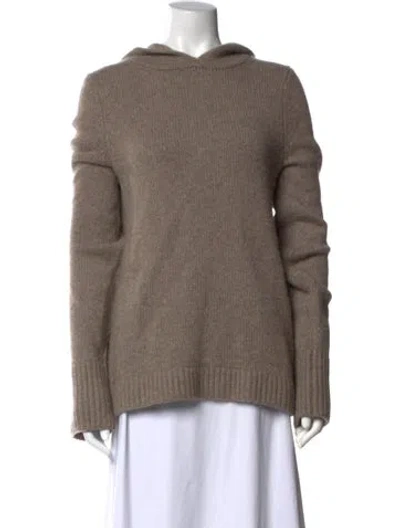 Pre-owned Khaite Cashmere Crew Neck Sweater In Grey