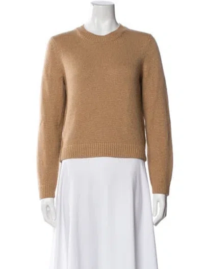 Pre-owned Khaite Cashmere Crew Neck Sweater In Neutral