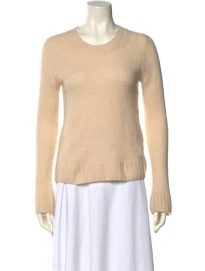 Pre-owned Khaite Cashmere Crew Neck Sweater In Neutral