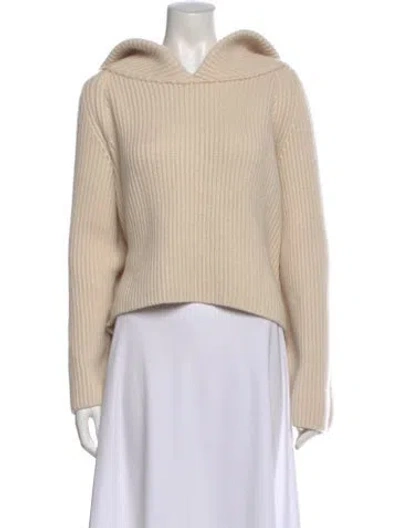 Pre-owned Khaite Cashmere Crew Neck Sweater In Neutral