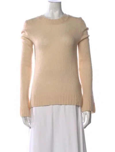 Pre-owned Khaite Cashmere Crew Neck Sweater In Neutral
