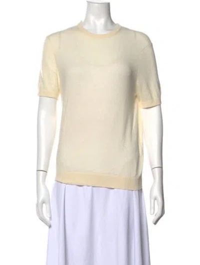 Pre-owned Khaite Cashmere Crew Neck Sweater In Neutrals