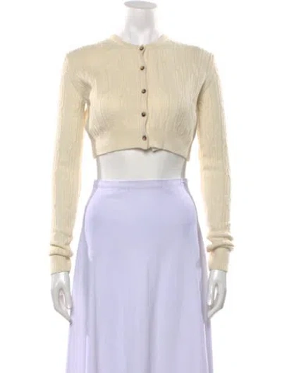 Pre-owned Khaite Cashmere Crew Neck Sweater In Neutrals