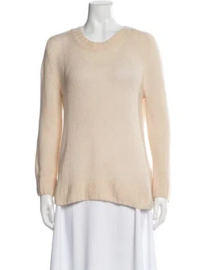 Pre-owned Khaite Cashmere Crew Neck Sweater In Pink
