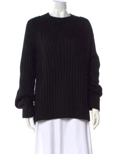 Pre-owned Khaite Cashmere Crew Neck Sweater W/ Tags In Black