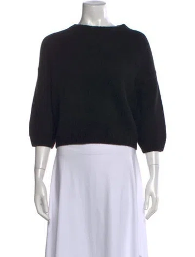 Pre-owned Khaite Cashmere Crew Neck Sweater W/ Tags In Black