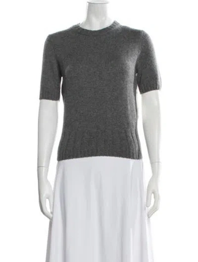 Pre-owned Khaite Cashmere Crew Neck Sweater W/ Tags In Grey