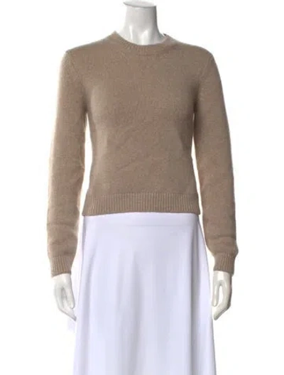 Pre-owned Khaite Cashmere Crew Neck Sweater W/ Tags In Neutrals