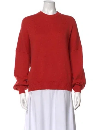 Pre-owned Khaite Cashmere Crew Neck Sweater W/ Tags In Orange