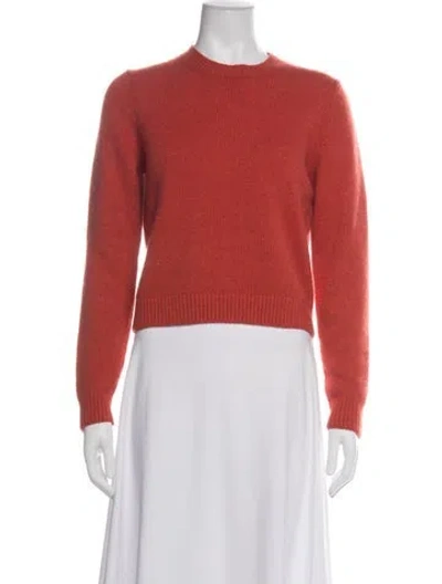 Pre-owned Khaite Cashmere Crew Neck Sweater W/ Tags In Orange