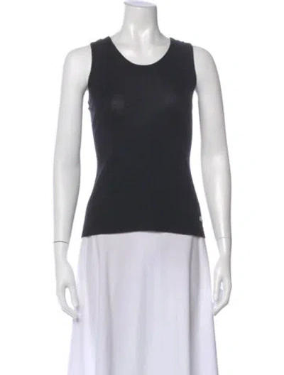 Pre-owned Khaite Cashmere Crew Neck Top In Black