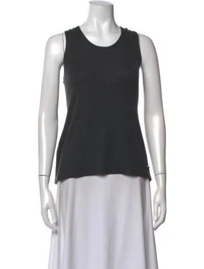 Pre-owned Khaite Cashmere Crew Neck Top In Grey