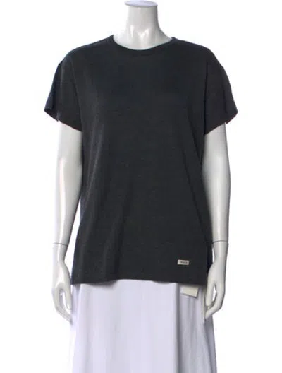 Pre-owned Khaite Cashmere Crew Neck T-shirt W/ Tags In Black