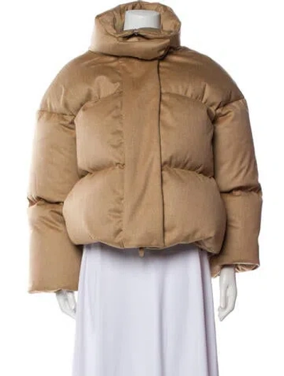 Pre-owned Khaite Cashmere Down Jacket In Neutral