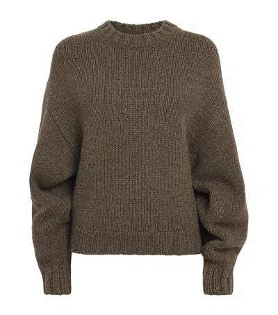 Khaite Cashmere Gemma Sweater In Brown