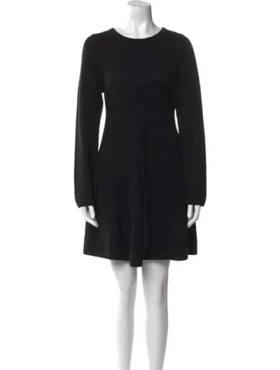 Pre-owned Khaite Cashmere Knee-length Dress In Black