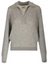 Khaite The Jo Cashmere-blend Jumper In Grey