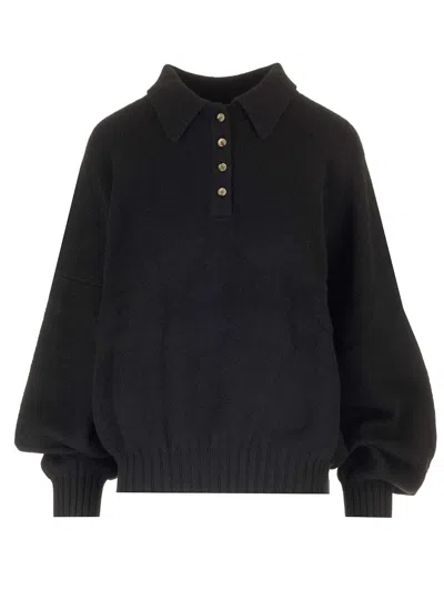 Khaite Rene Cashmere Sweater In Black