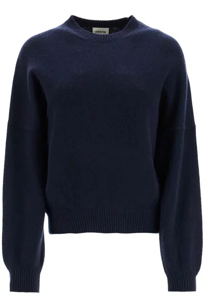 Khaite Cashmere Margaux Pullover In Blue