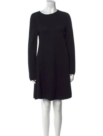 Pre-owned Khaite Cashmere Mini Dress In Black