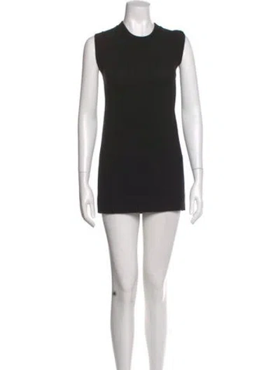 Pre-owned Khaite Cashmere Mini Dress In Black