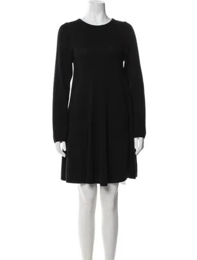 Pre-owned Khaite Cashmere Mini Dress In Black