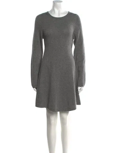 Pre-owned Khaite Cashmere Mini Dress W/ Tags In Gray