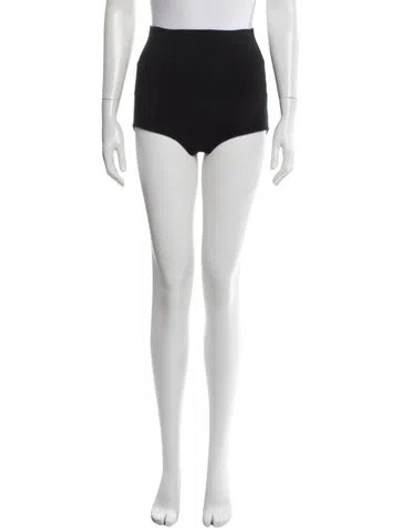 Pre-owned Khaite Cashmere Mini Shorts In Black