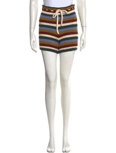 Pre-owned Khaite Cashmere Mini Shorts In Neutral