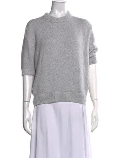Pre-owned Khaite Cashmere Mock Neck Sweater W/ Tags In Grey