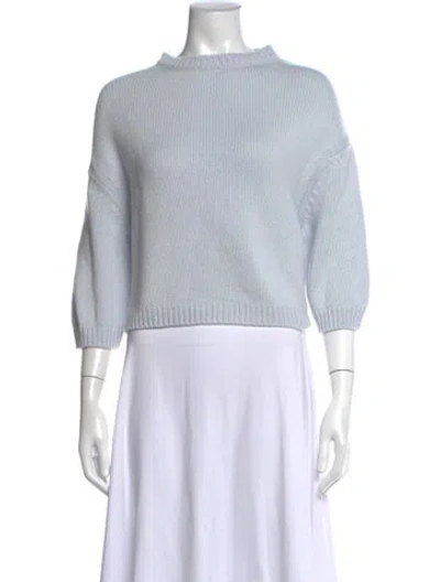 Pre-owned Khaite Cashmere Mock Neck Sweater W/ Tags In Neutral
