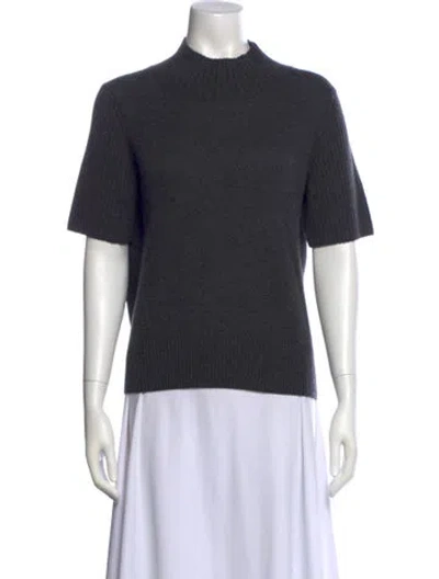 Pre-owned Khaite Cashmere Mock Neck Top W/ Tags In Black