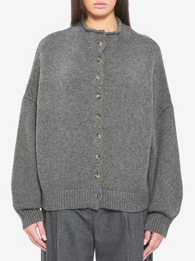 Khaite Cashmere Nelya Sweater In Gray