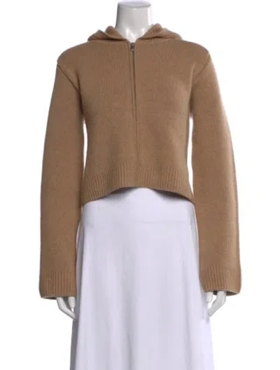 Pre-owned Khaite Cashmere Open Front Sweater In Neutral