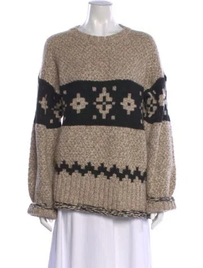 Pre-owned Khaite Cashmere Printed Sweater
