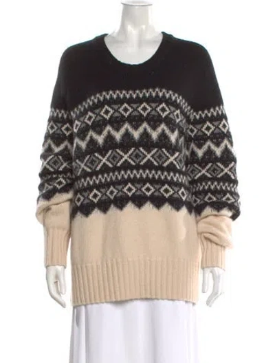 Pre-owned Khaite Cashmere Printed Sweater