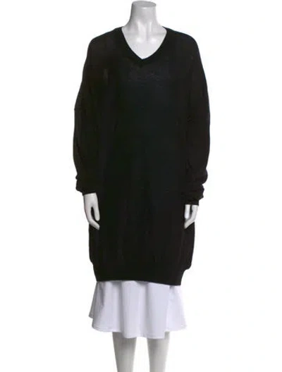 Pre-owned Khaite Cashmere Printed Sweater In Black