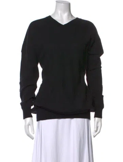 Pre-owned Khaite Cashmere Printed Sweater In Black