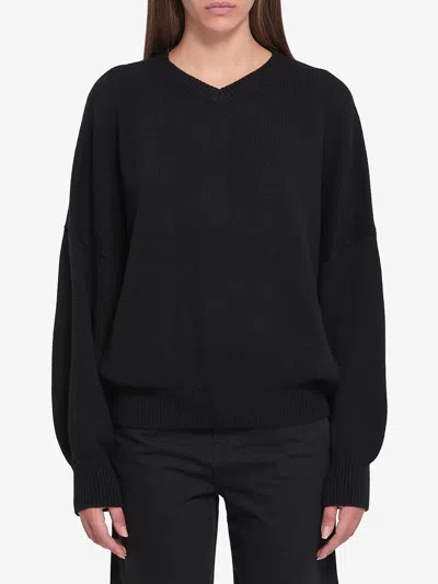 Khaite Cashmere Pullover In Black