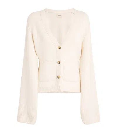 Khaite Cashmere Scarlet Cardigan