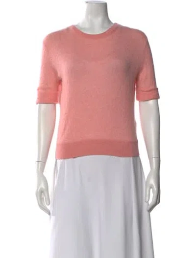 Pre-owned Khaite Cashmere Scoop Neck Sweater In Pink